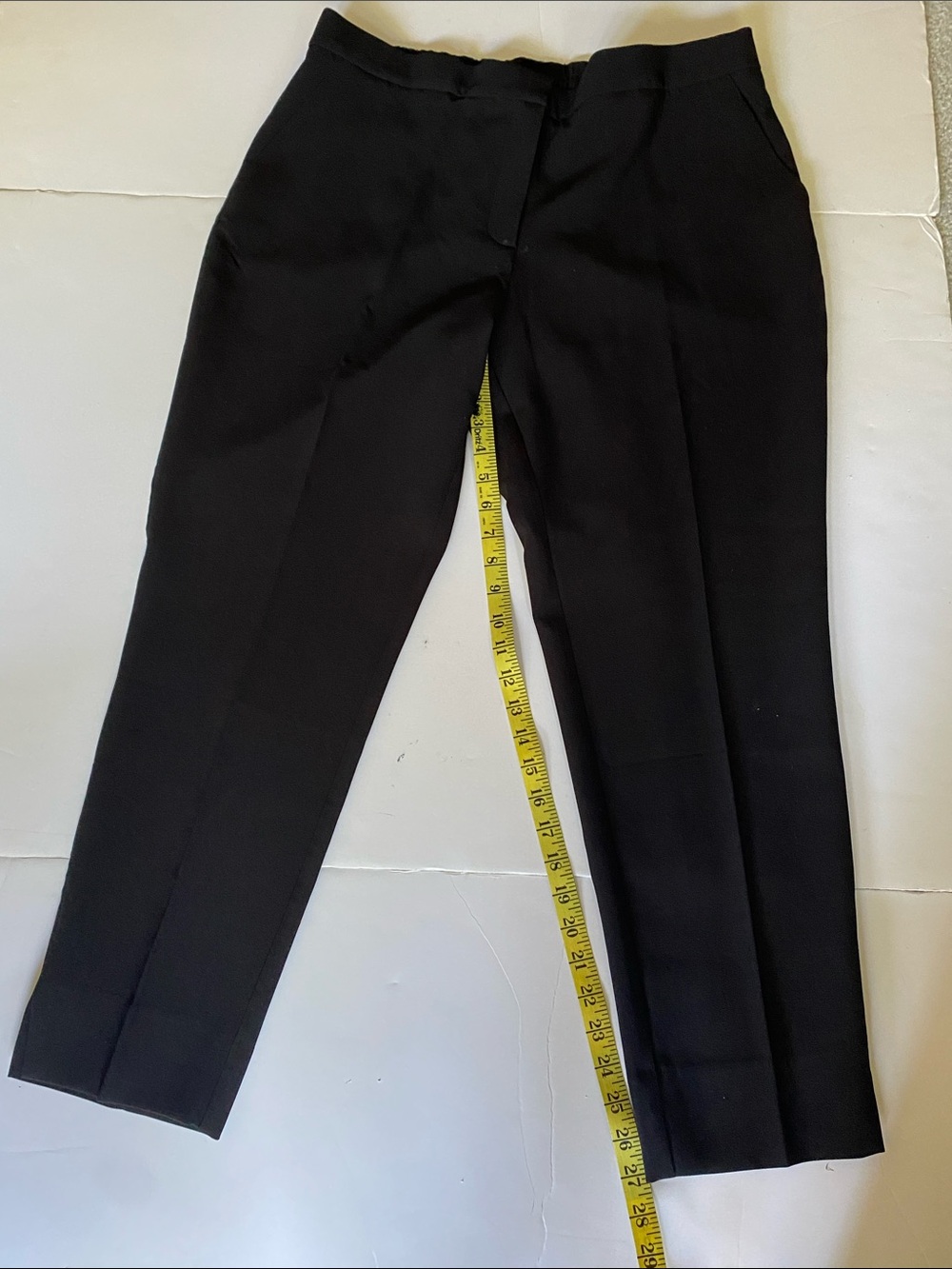 Susan Graver Black Womans Dress Pants - Tailored Straight Leg